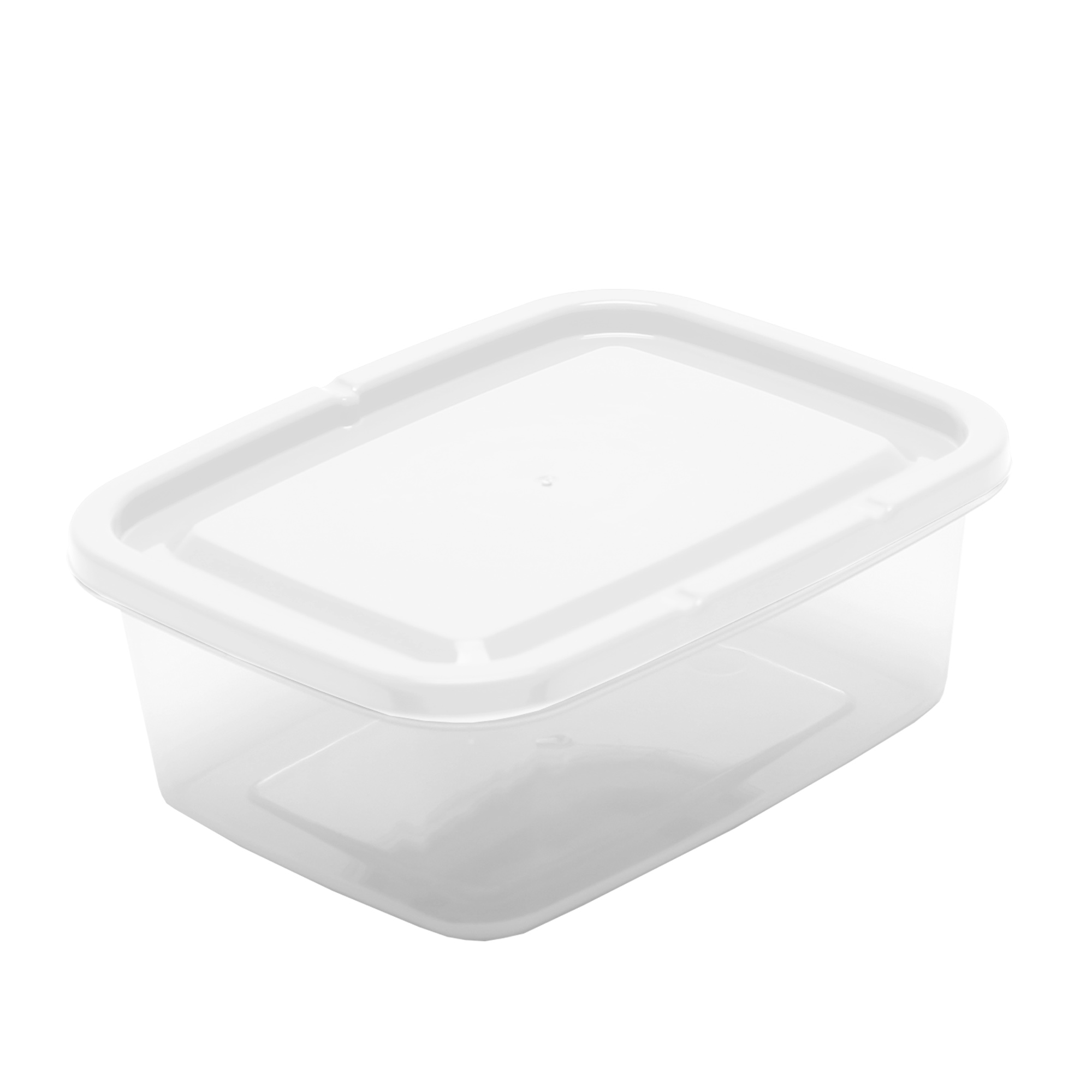 POTE RETANGULAR 1.5L - BRANCO