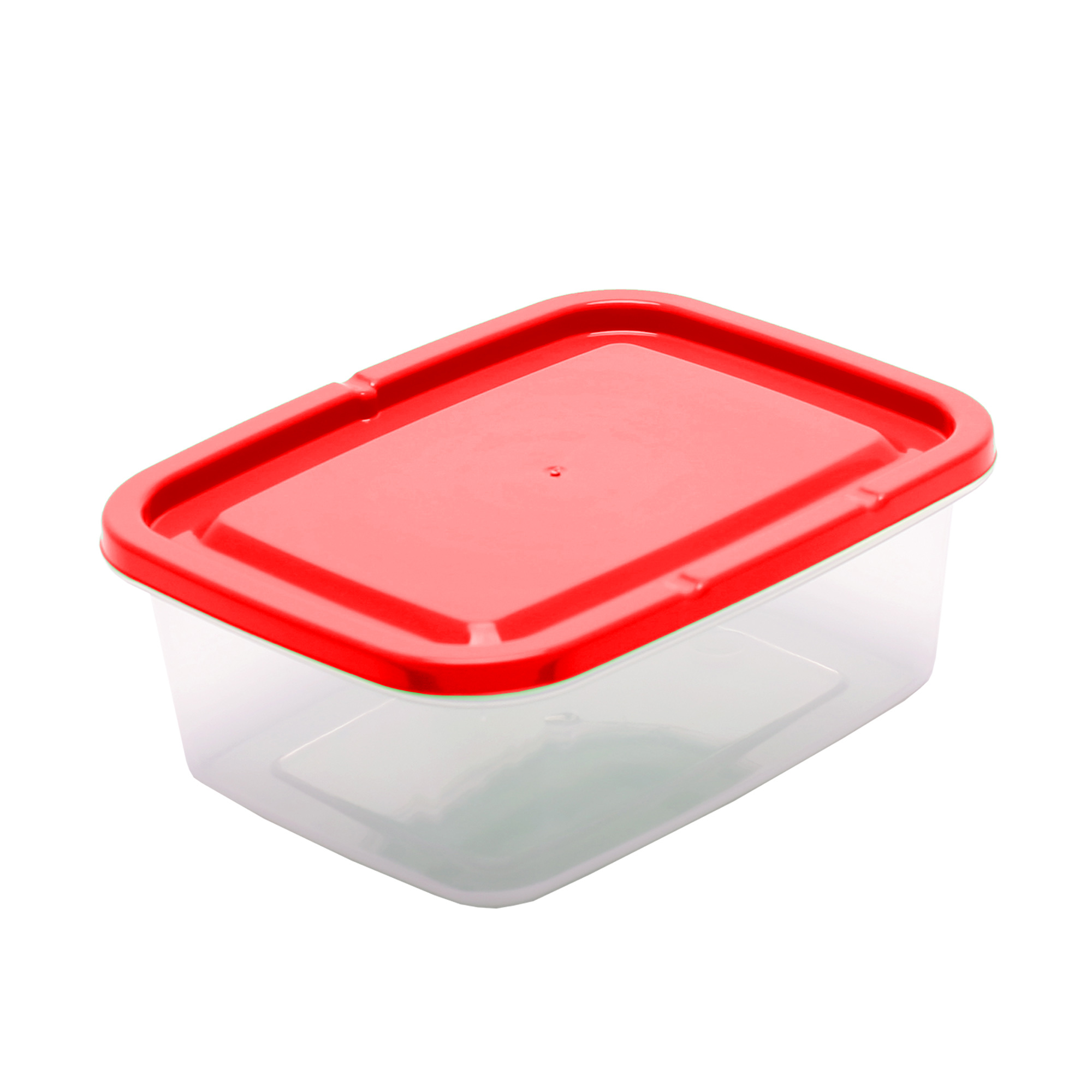 POTE RETANGULAR 1.5L - VERMELHO