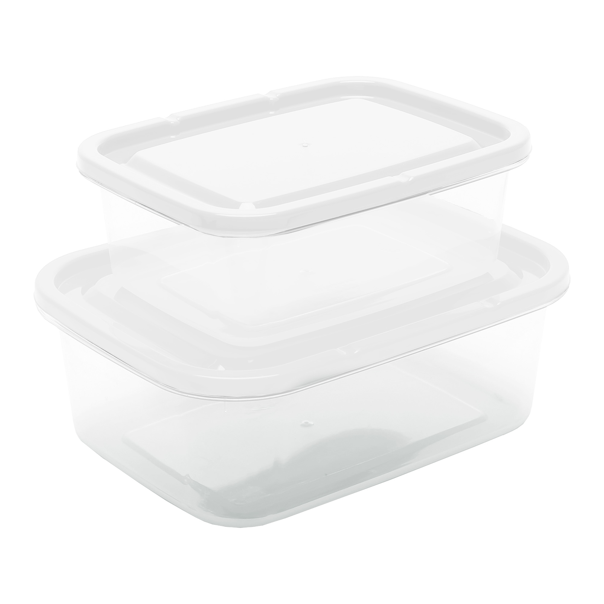 CONJ.DE POTES RETANGULARES- 0.8L E 1.5L 