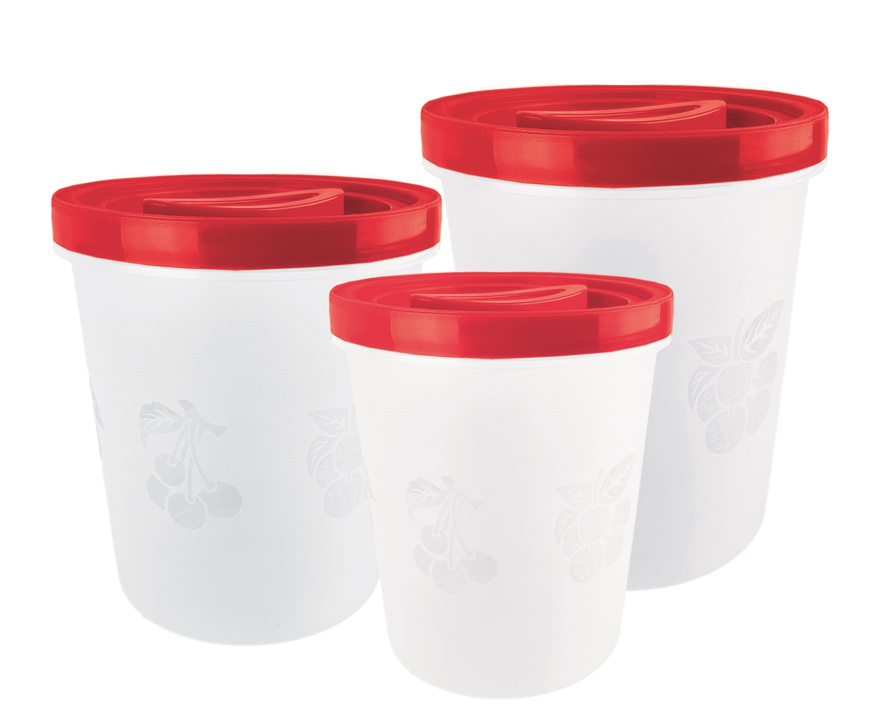 CONJ. 3 POTES ALTOS FRUTAS-TAMPA PRETA