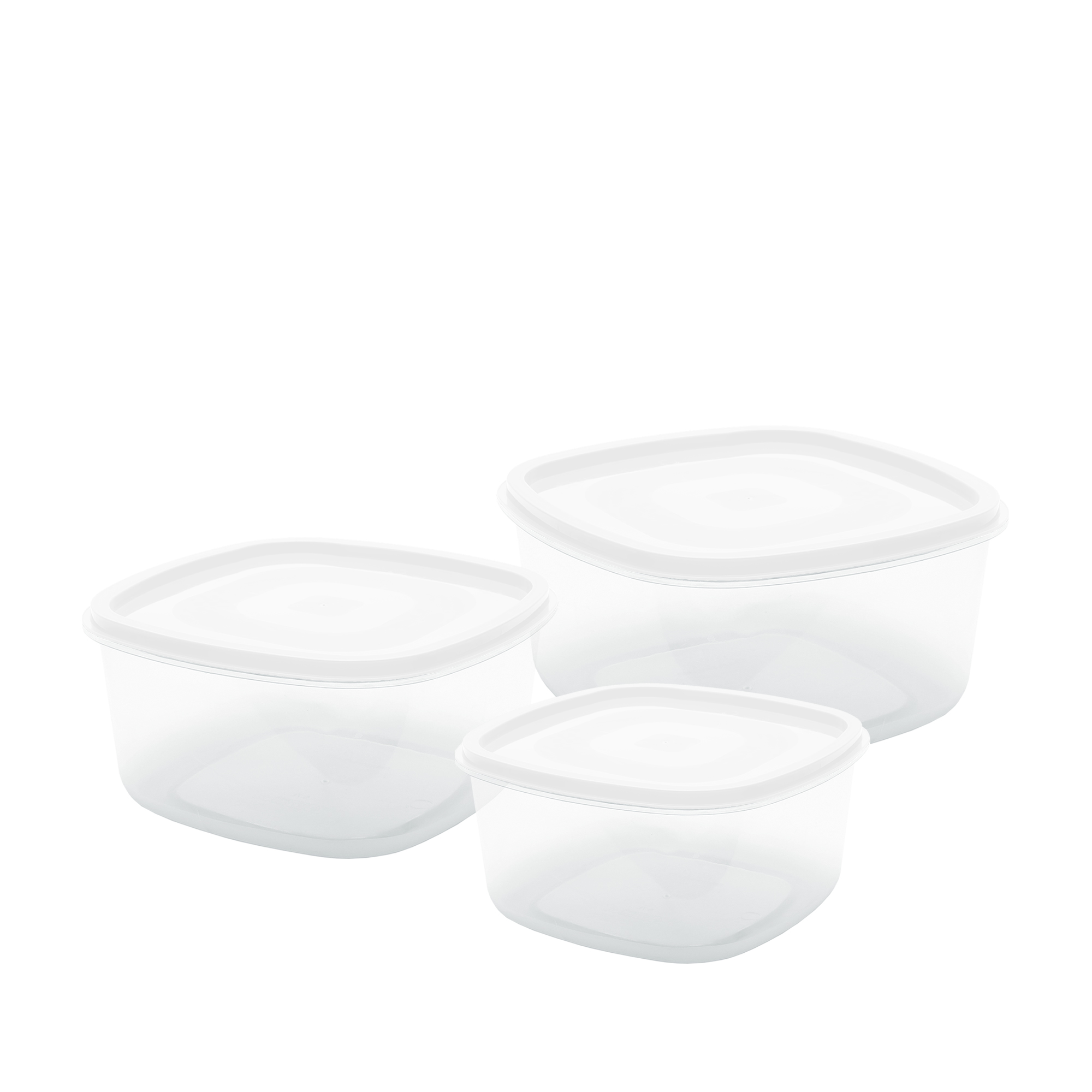 CONJ. 3 POTES QUADRADOS.