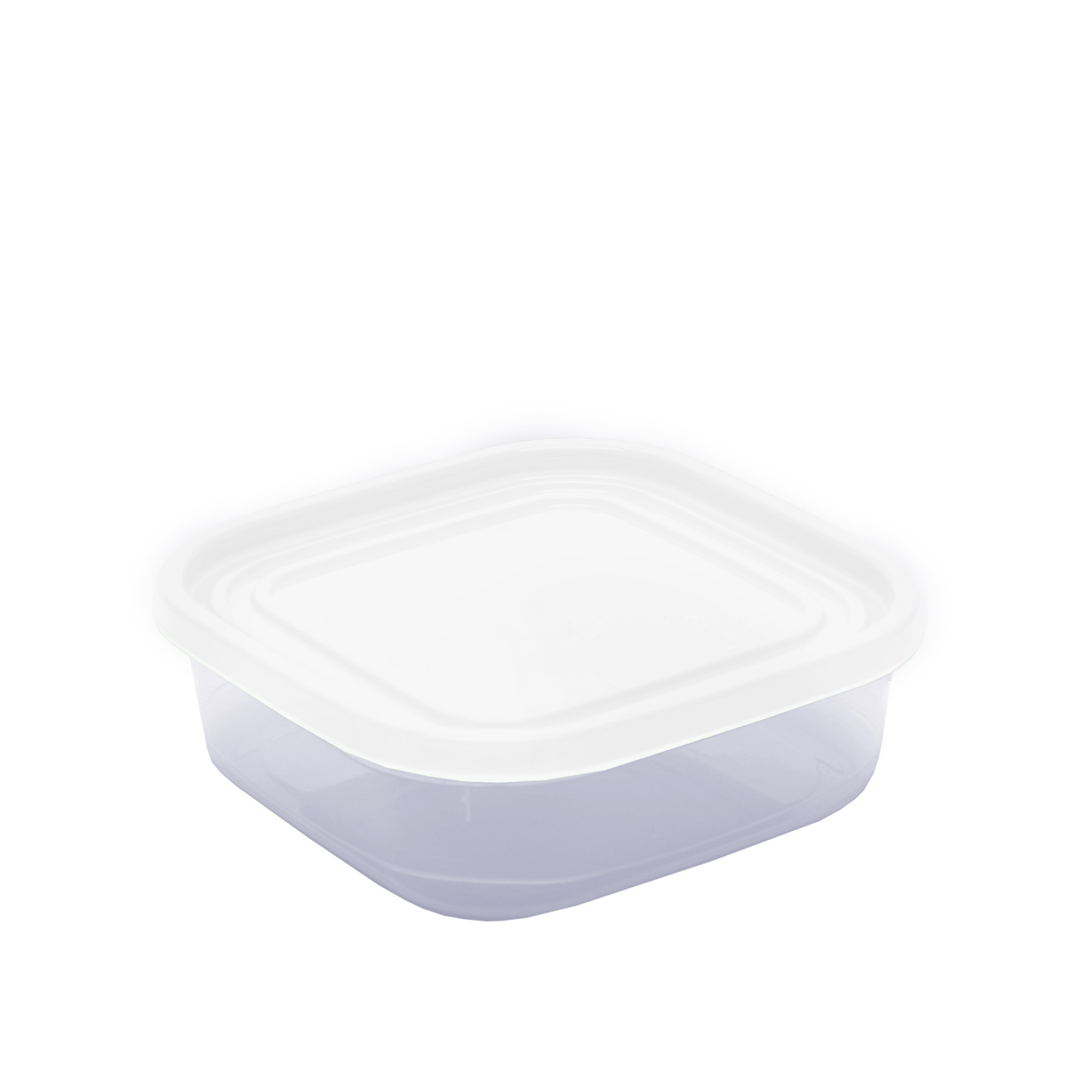 POTE QUADRADO COM FUNDO JATEADO. 450ml