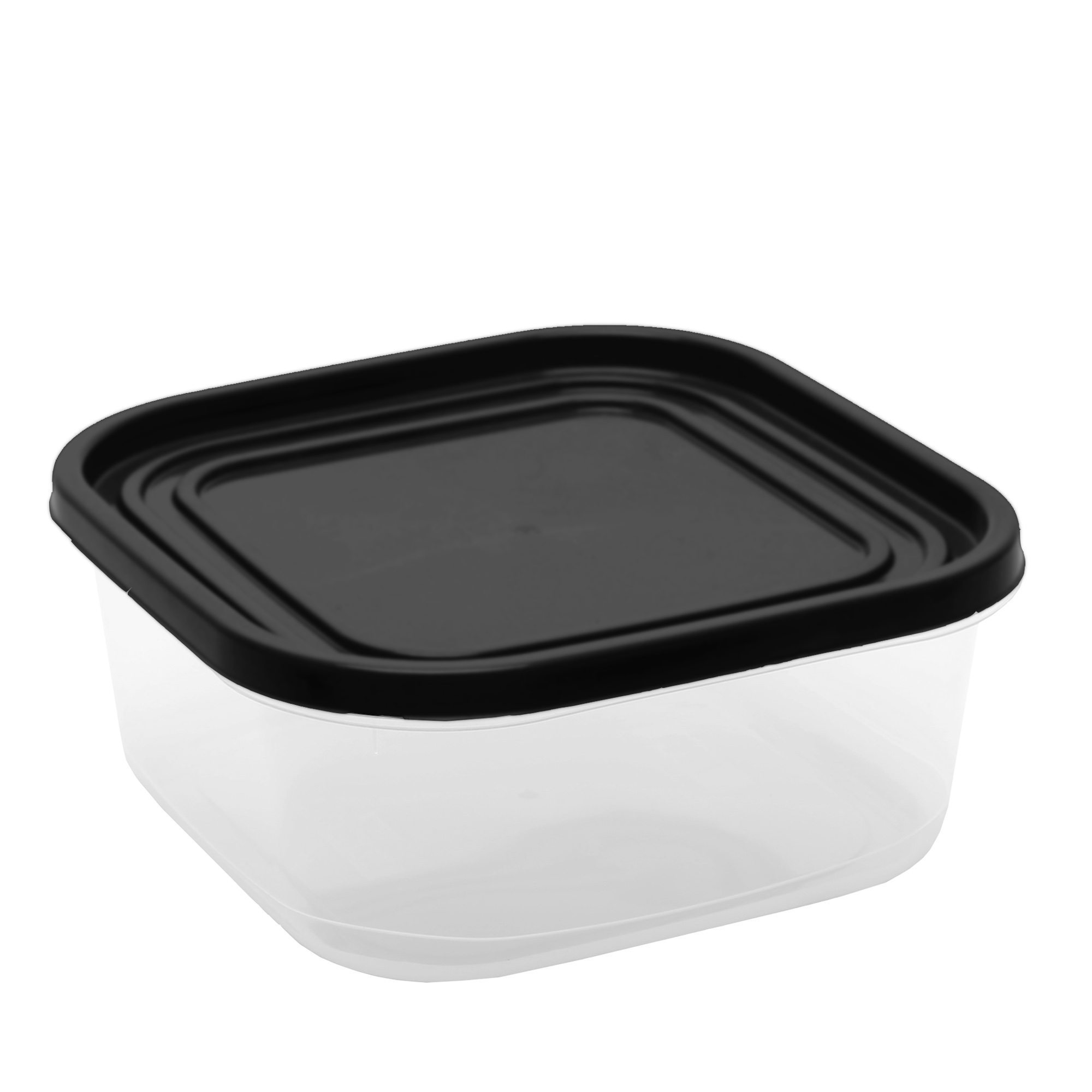 POTE QUADRADO COM FUNDO JATEADO DE 1.05L