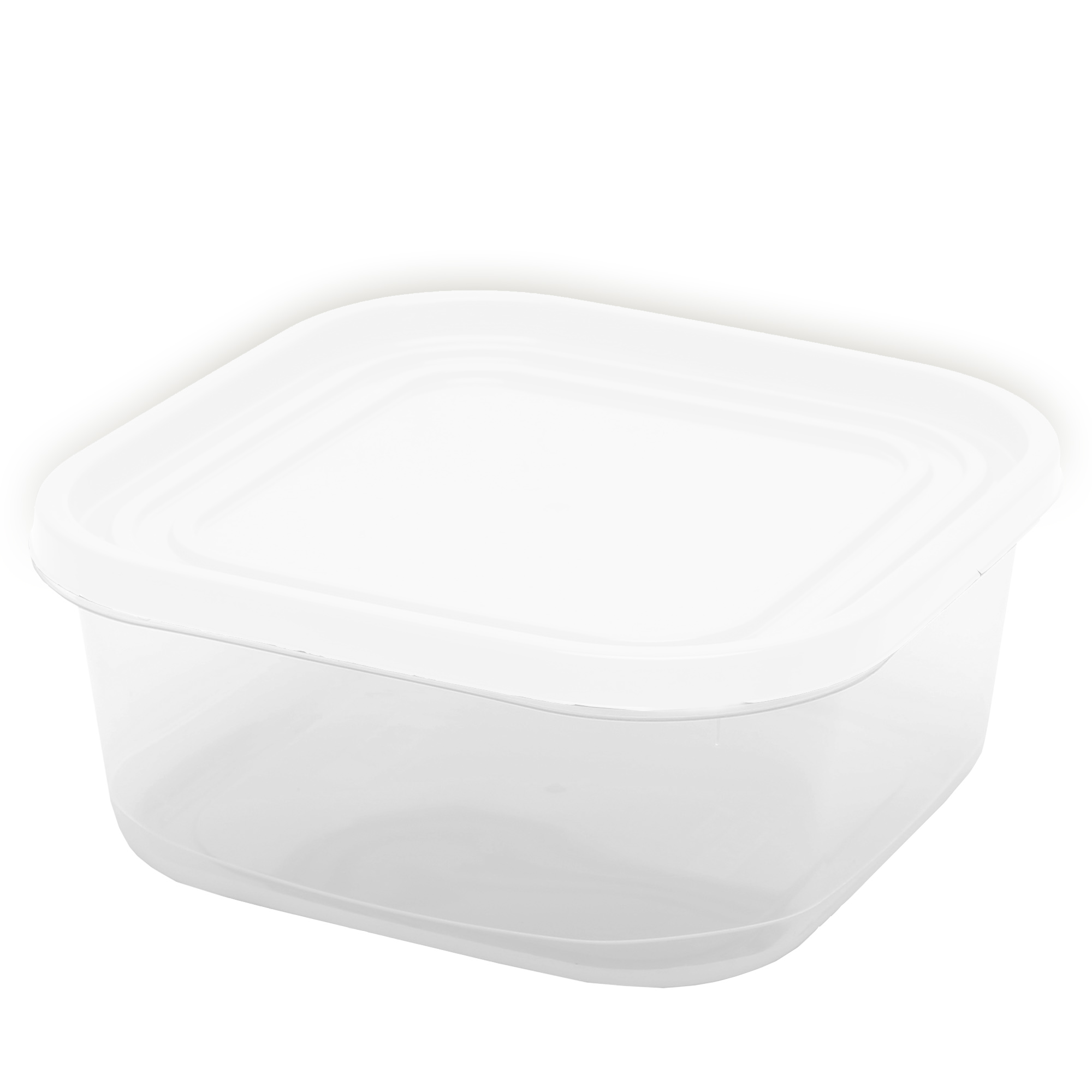 POTE QUADRADO COM FUNDO JATEADO DE 1.750L