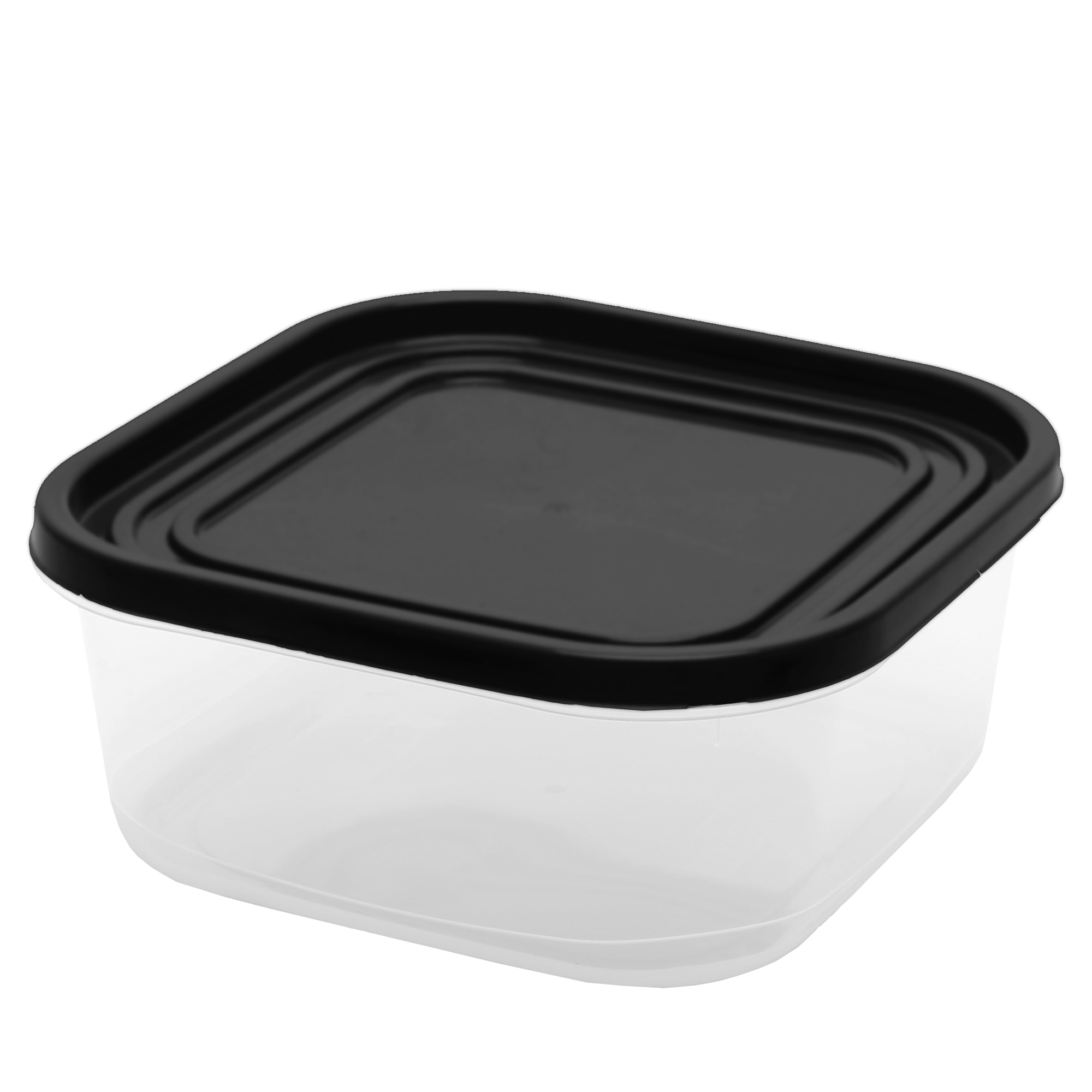 POTE QUADRADO COM FUNDO JATEADO DE 1.750L