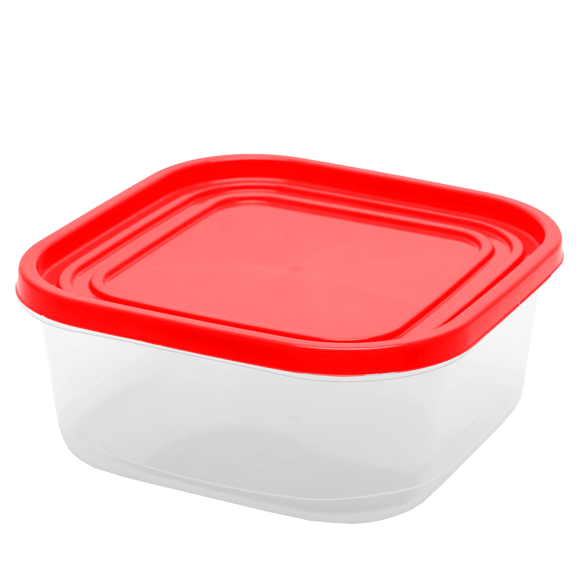 POTE QUADRADO COM FUNDO JATEADO DE 1.750L