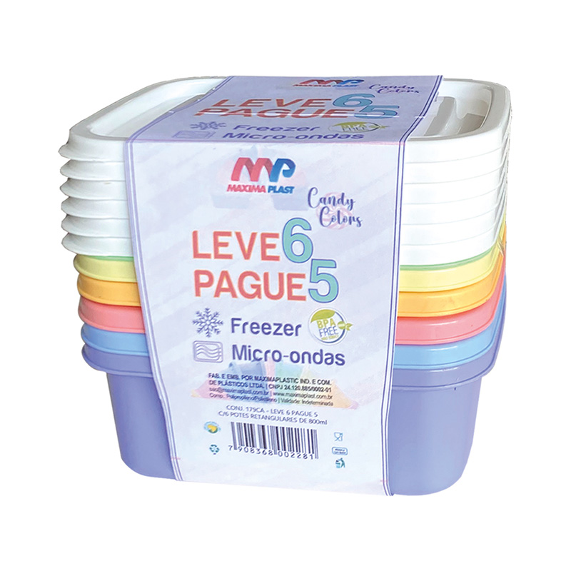 CONJ. LEVE 6 PAGUE 5 - CANDY COLORS