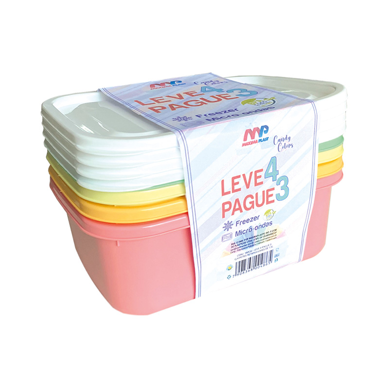 CONJ. LEVE 4 E PAGUE 3 - CANDY COLORS 